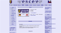 Desktop Screenshot of obec.vacov.cz