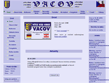 Tablet Screenshot of obec.vacov.cz